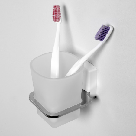 Leine K-5028WHITE Подстаканник одинарный интернет магазин сантехники BATHPOINT