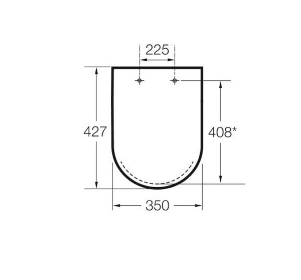 Сиденье Roca Gap 43 35 интернет магазин сантехники BATHPOINT