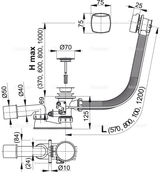  Alcaplast    интернет магазин сантехники BATHPOINT