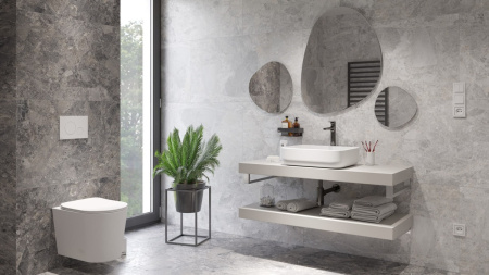 Подвесной унитаз SAT Brevis SIKOINF010RREXPWM интернет магазин сантехники BATHPOINT