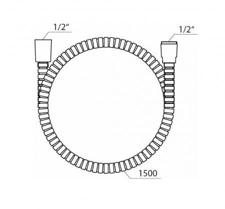 Душевой шланг Ravak X07P065 интернет магазин сантехники BATHPOINT