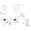 Смеситель Lemark Brava LM4706G для раковины интернет магазин сантехники BATHPOINT