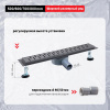Душевой трап Raglo R651.80.09 800мм, нержавеющая сталь, графит интернет магазин сантехники BATHPOINT