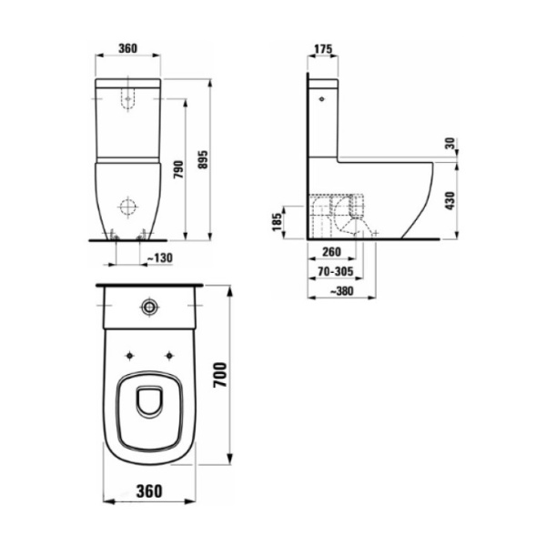  Laufen Palomba  36 интернет магазин сантехники BATHPOINT