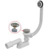 Сифон для ванны Click Clack металл AlcaPlast A505CKM-100