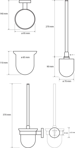  SIKO Noir  95 интернет магазин сантехники BATHPOINT