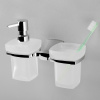 Wern K-2589 Держатель стакана и дозатора интернет магазин сантехники BATHPOINT