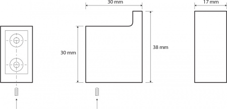 Крючок Bemeta NERO 135006010 интернет магазин сантехники BATHPOINT