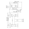 Weser 7801 Смеситель для ванны с коротким изливом интернет магазин сантехники BATHPOINT