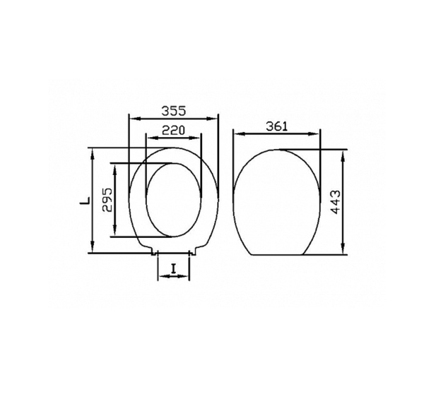 Сиденье Roca Victoria Nord 44 36 интернет магазин сантехники BATHPOINT