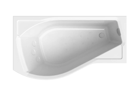 Акриловая ванна Миранда 168х95(левосторонняя), каркас интернет магазин сантехники BATHPOINT