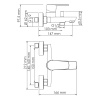 Dill 6101 Смеситель для ванны с коротким изливом интернет магазин сантехники BATHPOINT