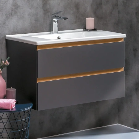 Тумба Armadi Art CAPOLDA 85 антрацит 849-085-A