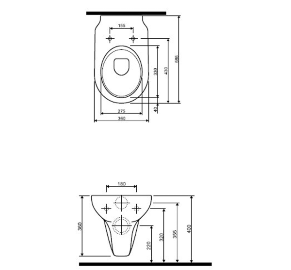 Унитаз-компакт  Aplauz 67 36 интернет магазин сантехники BATHPOINT