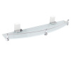 Leine K-5044WHITE Полка стеклянная с бортиком
