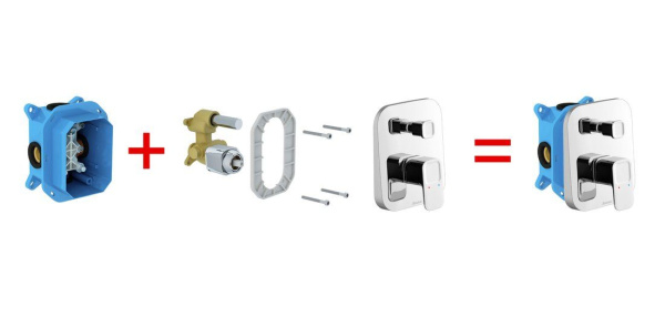 Смеситель настенный с переключателем Ravak 10° 14 17 интернет магазин сантехники BATHPOINT