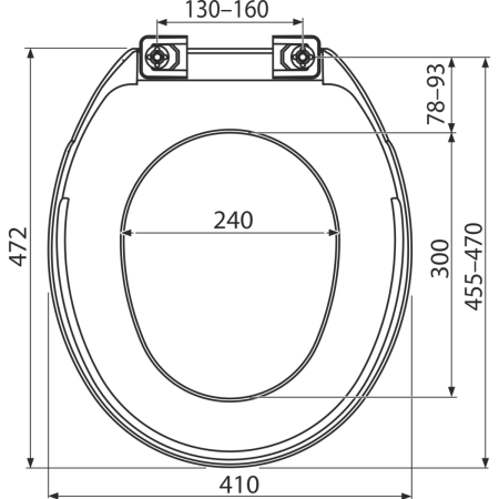 Сиденье для унитаза ALCAPLAST A6550 интернет магазин сантехники BATHPOINT