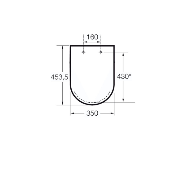 Сиденье Roca Gap 45 35 интернет магазин сантехники BATHPOINT