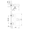 Смеситель Lemark Villa LM4803B для душа интернет магазин сантехники BATHPOINT