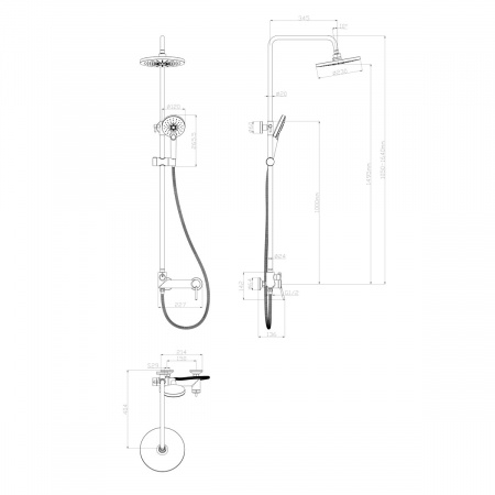 Смеситель Lemark Minima LM3860C для душа интернет магазин сантехники BATHPOINT