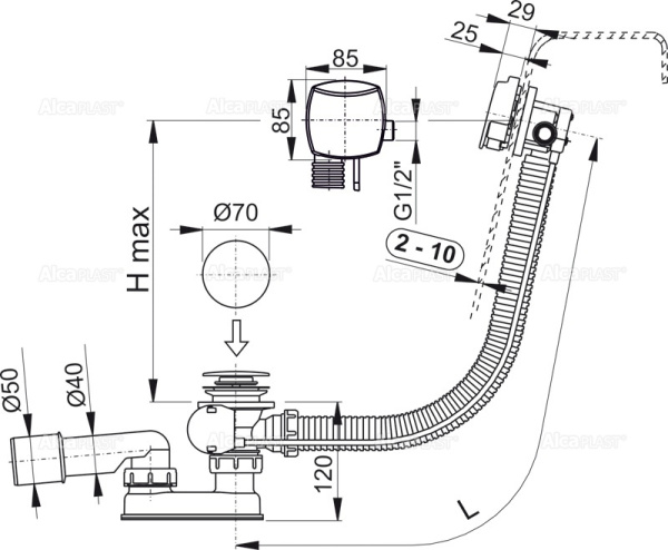  Alcaplast    интернет магазин сантехники BATHPOINT