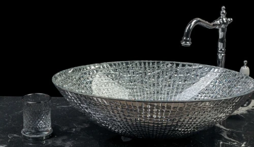 Раковина круглая хрустальная 35*51 Armadi Art 815