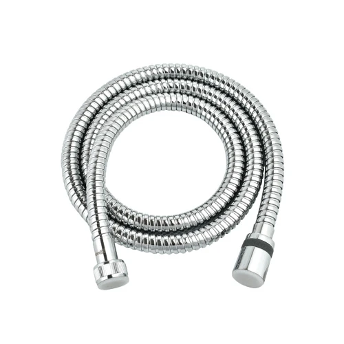 Lamark  Шланг душевой двухзагибный 1,2 м, TURN-FREE, сталь хромированная, пакет с подвесом LE8047S