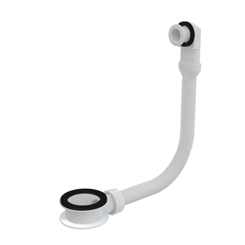 Слив-перелив для умывальника белый AlcaPlast A328B