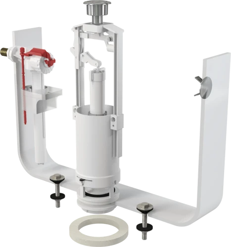 Выпускной комплект со СТОП кнопкой ALCAPLAST SA2000K 3/8" CHROM