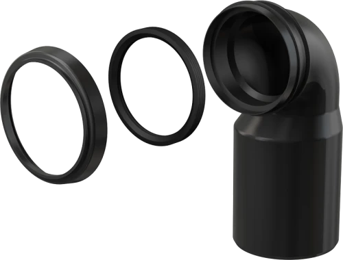 Колено стока комплект DN90/110 ALCAPLAST M906