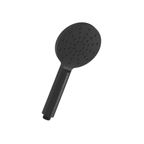 Lamark  Лейка душевая 3-функциональная Ø120х260 мм, черный LM8122BL