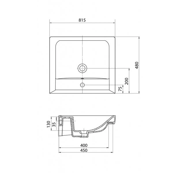 Раковина мебельная Santek Тигода 472 800 интернет магазин сантехники BATHPOINT