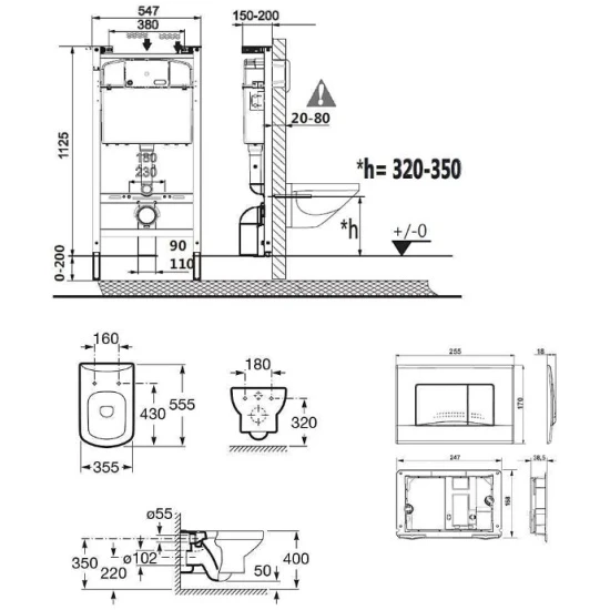  Roca Dama Senso  360 интернет магазин сантехники BATHPOINT