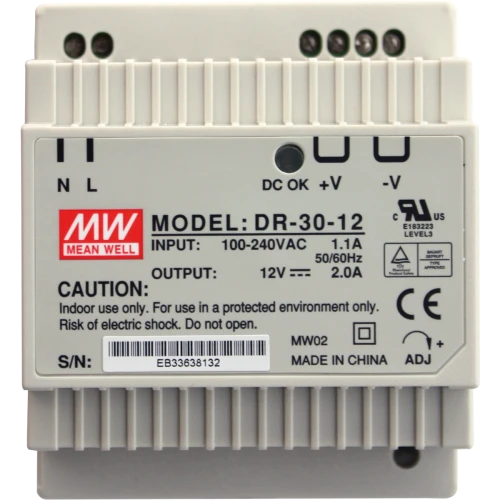 Блок питания 230 V AC/12 V DC/30 W IP20 ALCAPLAST AEZ311
