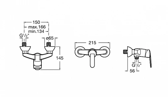 Смеситель Roca Victoria 14.5 21.5 интернет магазин сантехники BATHPOINT
