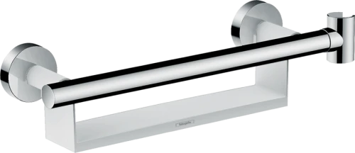 Поручень Hansgrohe Unica 11x40 с полочкой и держателем 26328400