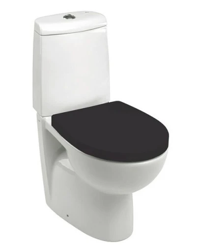 ZRU9302627 Сидение VICTORIA NORD, черн. крышка\бел