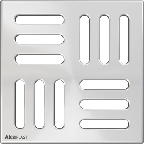 Pешетка 102х102 мм нержавеющая сталь ALCAPLAST MPV004