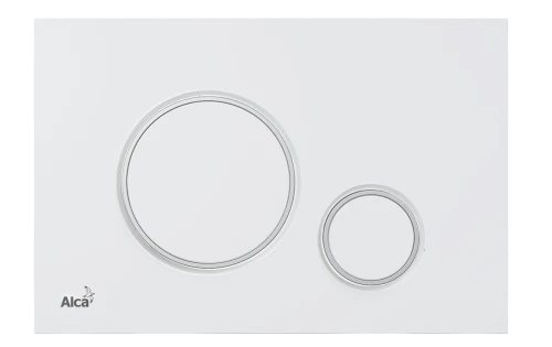 Кнопка управления для инсталляции белый/xром глянец ALCAPLAST M776