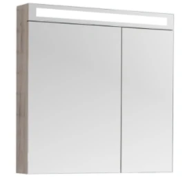 Зеркальный шкаф 80x80 Dreja Q Max LED 77.9010D