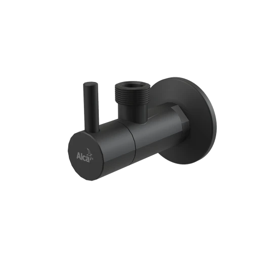 Вентиль с фильтром 1/2"х1/2" AlcaPlast ARV003-BLACK