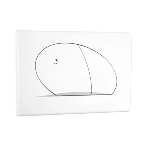 Кнопка смыва Roca Active 42B белая 78901140B0