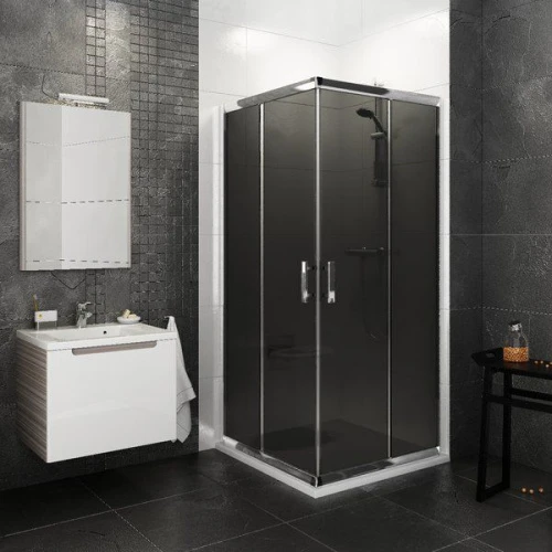 Душевое заграждение Ravak BLRV2K-90 белый профиль, прозрачное стекло, 1XV70100Z1