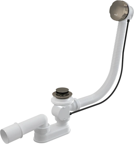 Сифон для ванны автомат AlcaPlast A55K-N-B