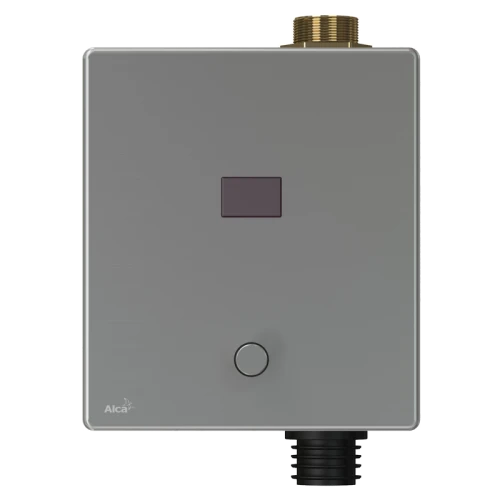 Устройство автоматического смыва для унитаза с возможностью мануального смыва металл 6 B (подключение к аккумулятору) ALCAPLAST ASP3-KBT