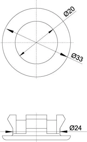 Обрамление перелива умывальника AlcaPlast A22