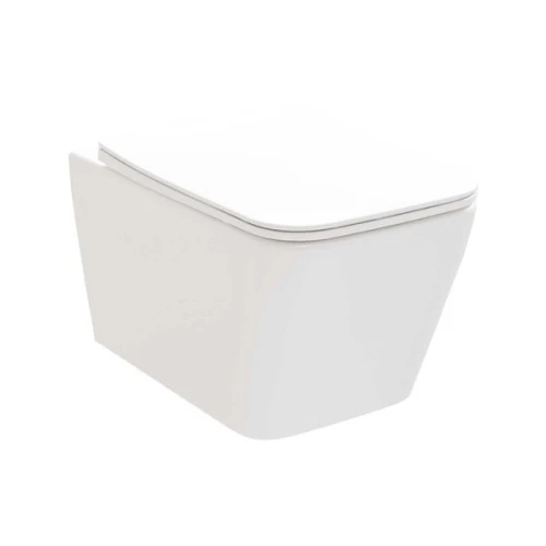 Унитаз подвесной Ravak Natural RimOFF (360x515x355) сиденье с микролифтом, белый X01984