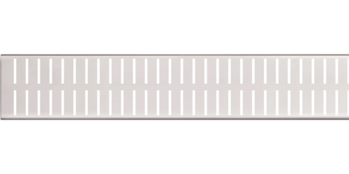 Решетка для дренажного желоба 100 мм оцинкованная сталь ALCAPLAST ADZ-R122