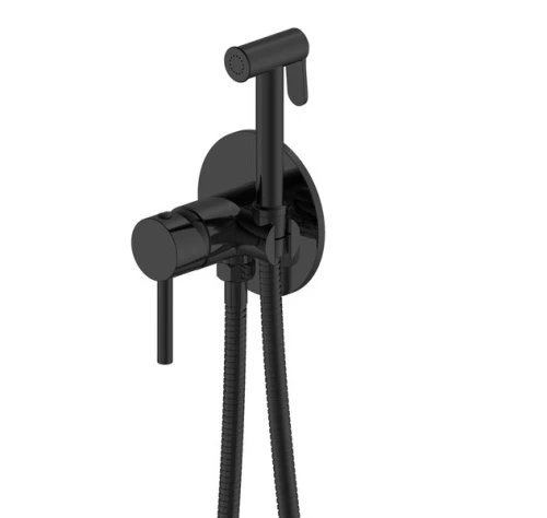 Смеситель встраиваемый Ravak BM 050.20, с гигиеническим душем, черный X070072