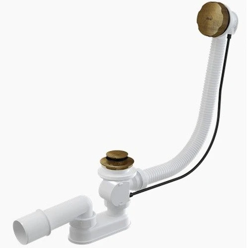 Сифон для ванны автомат AlcaPlast A55ANTIC-RU-01